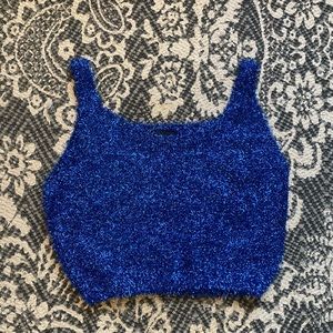 Tinsel crop top